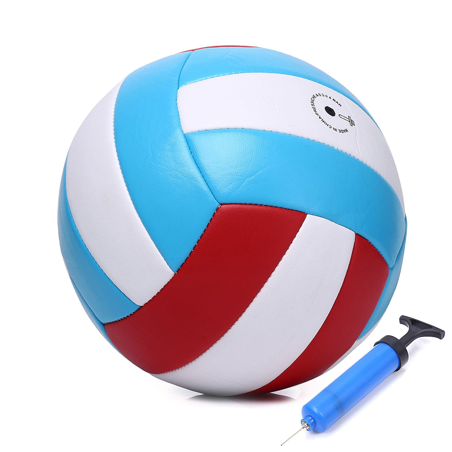ABAJI Volleyball Official Ball Thicker PU Waterproof Anti-Explosion 15+ Years Kids Girls Boys Indoor Training Game Outdoor Sand Beach Pool Play Pump Needle